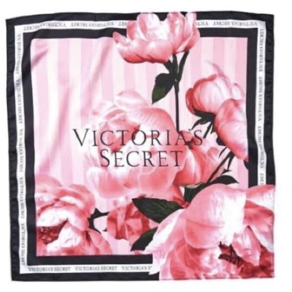 Victoria's Secret Accessories - Victoria's Secret Floral Silk Classic Scarf NWT